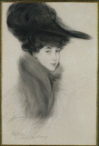 Consuelo Vanderbilt (1877-1964) Duquesa de Marlborough, c.1901 (drypoint)