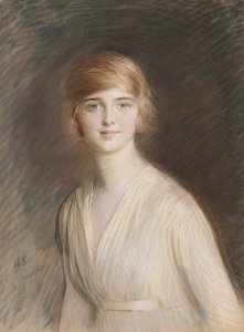 Retrato de Jacqueline (pastel sobre papel)
