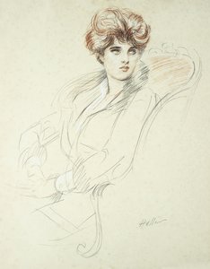 Retrato de uma senhora, de Paul Cesar Helleu
