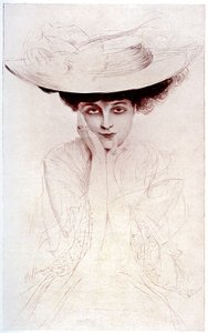 Retrato da Condessa de Noailles de Paul Cesar Helleu