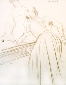 O Comtesse Greffuhle e Raymonde de Galard de Paul Cesar Helleu