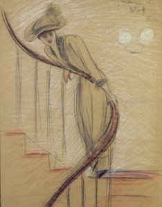 A Escada (crayon on paper)