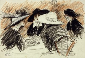 Vos Chapeux: Senhoras no Ritz, Nova York, 1913
