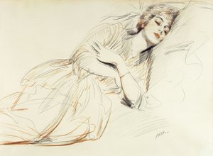 Mulher reclinada; Mulher reclinada,