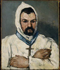 Antoine Dominique Sauveur Aubert, nascido em 1817, tio do artista, como monge de Paul Cézanne
