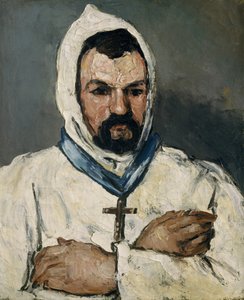 Antoine Dominique Sauveur Aubert, o tio do artista, como um monge de Paul Cézanne