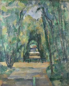 Cezanne, Paul (1839-1906) Avenue at Chantilly Oil on canvas 1888 National Gallery, London 82x66 de Paul Cézanne