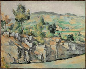 Colina na Provença (óleo sobre tela) de Paul Cezanne