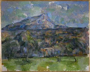 La Montagne Sainte Victoire vue des Lauves (óleo sobre tela) de Paul Cezanne