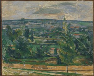 Paisagem de Jas de Bouffan de Paul Cézanne