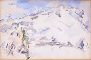 Mont Sainte-Victoire (La Montagne Sainte-Victoire) de Paul Cézanne