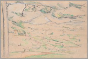 Vale do Arco (Montagne Saint-Victoire) de Paul Cézanne