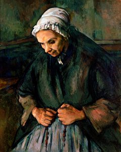 Velha no Rosário Pintura de Paul Cezanne (1839-1906) 1896 Sol. 65x85 cm Londres, Galeria Nacional de Paul Cézanne