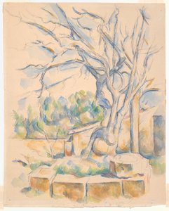 Pistácio no Château Noir de Paul Cézanne