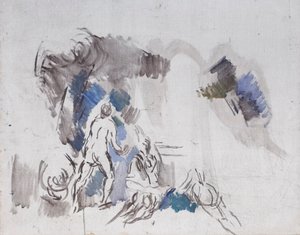 Esboço de banhistas de Paul Cézanne