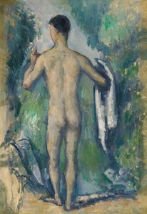Banhista de Pé, Visto de Costas de Paul Cézanne