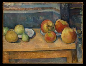 Natureza-morta com maçãs e peras de Paul Cézanne