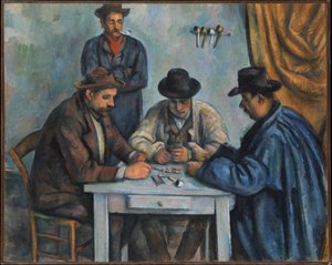 Os jogadores de cartas de Paul Cézanne