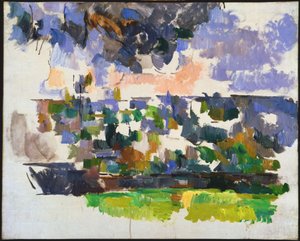 O jardim em Les Lauves (Le Jardin des Lauves) de Paul Cézanne