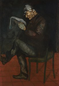 O Pai do Pintor, Louis-Auguste Cézanne, c.1865 (óleo sobre tela) de Paul Cézanne