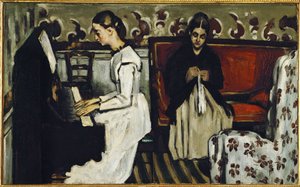 a Abertura de Tannhaeuser (óleo sobre tela) de Paul Cezanne