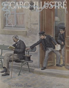 Uma velha piada. Capa do Ilustre Figaro, outubro de 1896