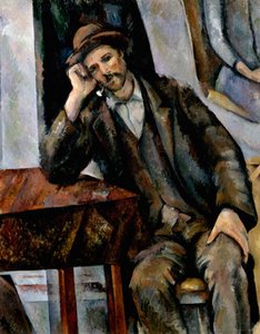 Um fumante, 1890-1892. de Paul Cézanne