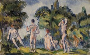 Banhistas de Paul Cézanne