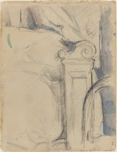 Poste da cama [verso], c. 1895. de Paul Cézanne