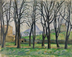Castanheiros em Jas de Bouffan de Paul Cézanne