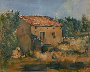 Francês: Maison dans la campagne aixoise Casa abandonada perto de Aix-en-Provence de Paul Cézanne