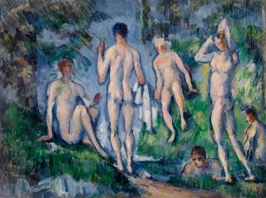 Grupo de Padres (Groupe de baigneurs) de Paul Cézanne
