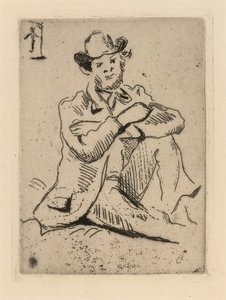 Guillaumin com o Enforcado de Paul Cézanne