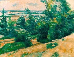 O Aqueduto do Canal Verdon, ao norte de Aixen-Provence de Paul Cézanne