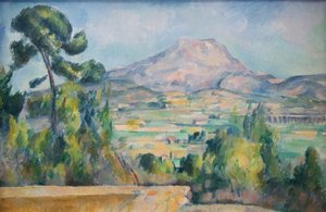 A montanha de Sainte-Victoire de Paul Cézanne