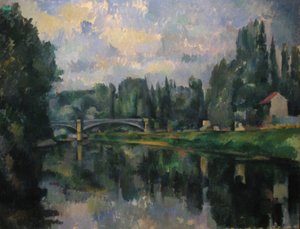 A ponte sobre o Marne em Créteil de Paul Cézanne