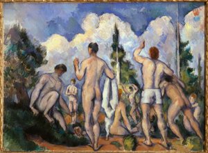 Os banhistas de Paul Cézanne