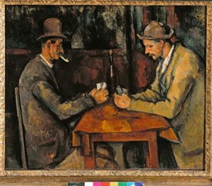 Jogadores de cartão de Paul Cézanne