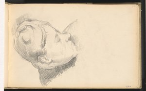 Madame Cézanne com a cabeça baixa de Paul Cézanne