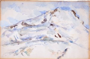 Mont Sainte-Victoire (La Montagne Sainte-Victoire) de Paul Cézanne