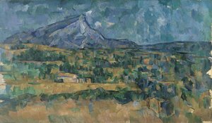 Mont Sainte-Victoire, ca. 1902-6. de Paul Cézanne