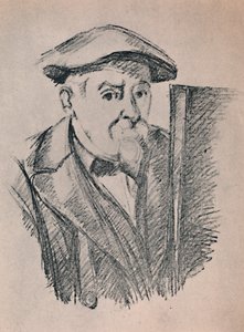 Retrato do artista, c.1900, 1946. de Paul Cézanne