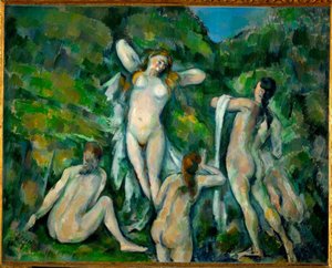 Quatro banhistas de Paul Cézanne