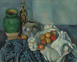 Natureza morta com maçãs, 1893-1894. de Paul Cézanne