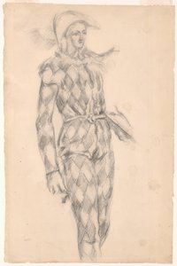 Estudo de um Arlequim de Paul Cézanne