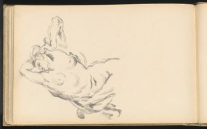 Estudo da Figura Alegórica Bellona em "A Apoteose de Henrique IV" de Rubens de Paul Cézanne