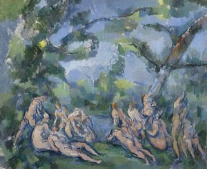 Os Banhistas, 1899-1904 de Paul Cézanne