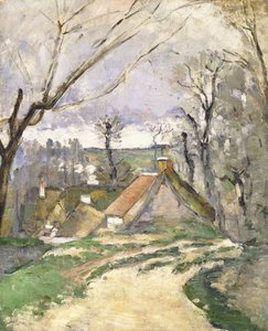 Os chalés de Auvers, 1872-73 de Paul Cézanne