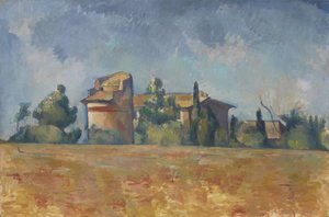 O pombal em Bellevue, 1888-92 de Paul Cézanne