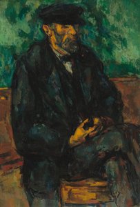 O Jardineiro Vallier, 1906. de Paul Cézanne